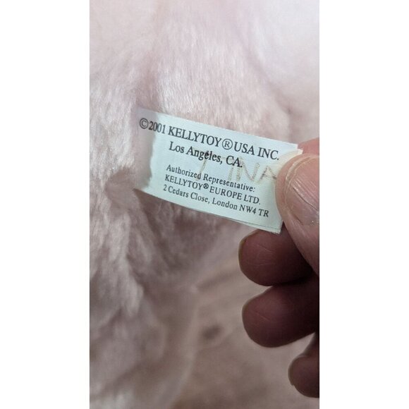 Kellytoy 2001 Plush Pig Stuffed Animal Toy 2" Pink & White Polyester Fiber Pigle - Picture 7 of 8